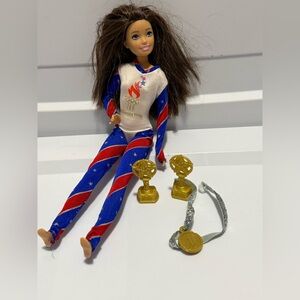 Barbie Atlanta 96 Olympics uniform USA with medals & trophy (doll not included)